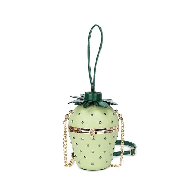 Strap Bucket Strawberry Chain Bag