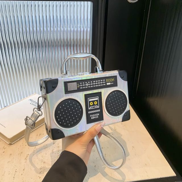 Bag Box Top Handle Radio Crossbody