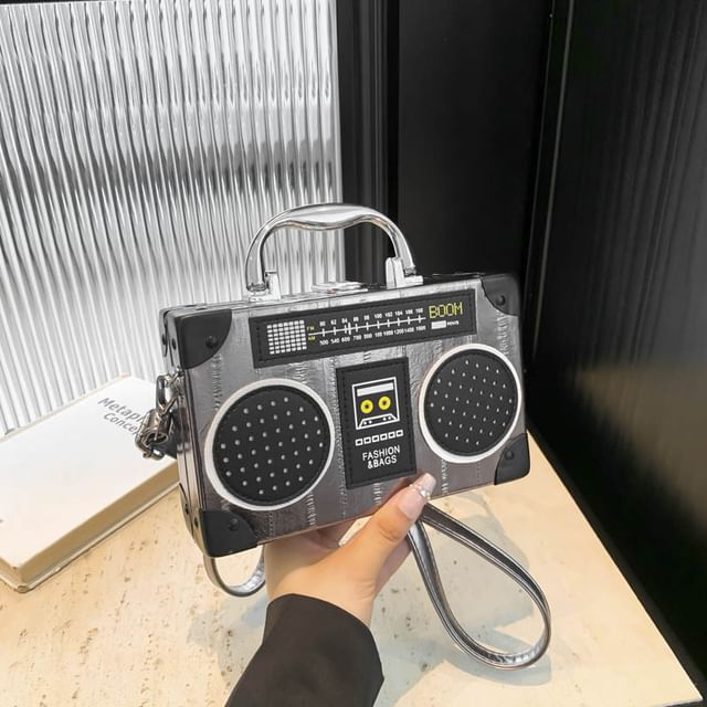 Bag Box Top Handle Radio Crossbody