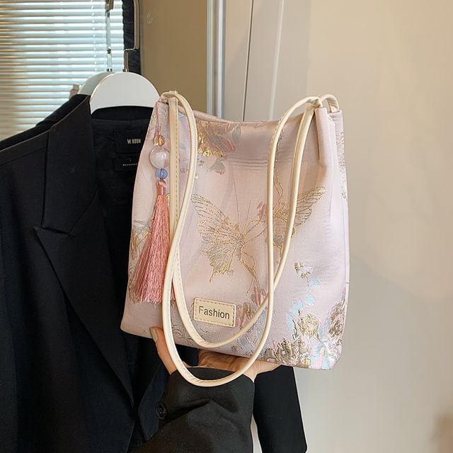 Bucket Butterfly Bag Jacquard