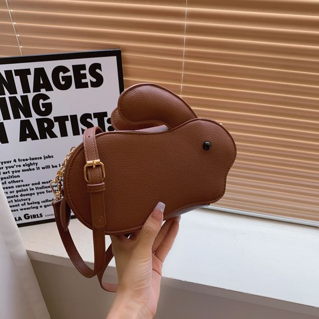 Crossbody Faux Leather Bag Rabbit