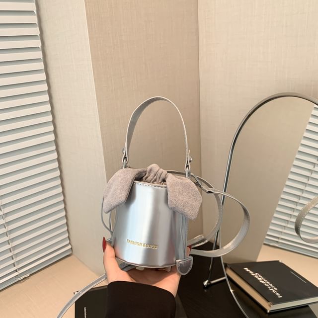 Bucket Faux Leather Bag