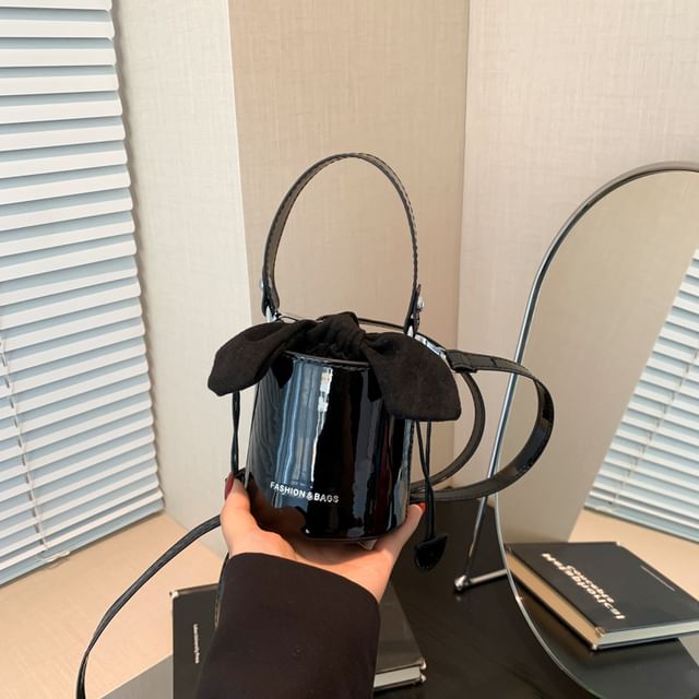 Bucket Faux Leather Bag