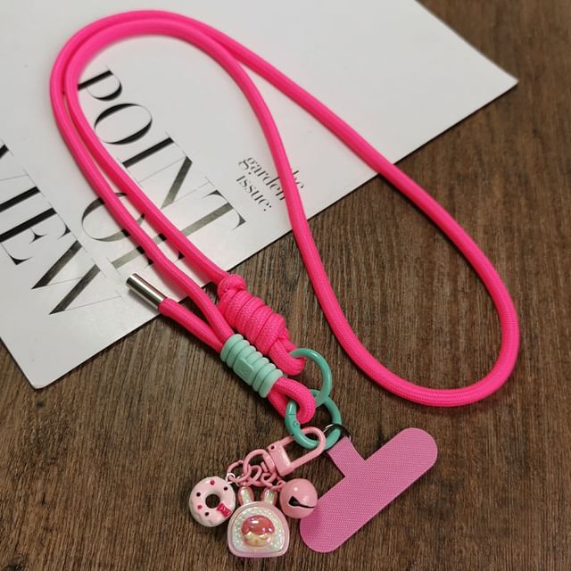 Phone Charm / Lanyard / Lanyard Pad / Set