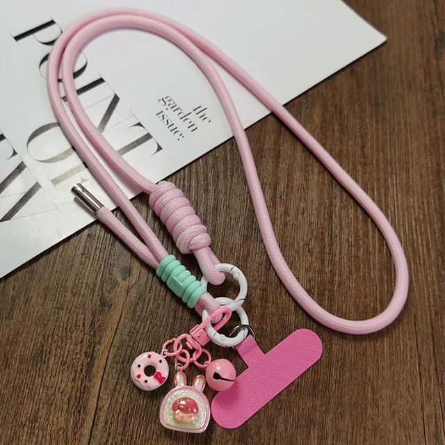 Phone Charm / Lanyard / Lanyard Pad / Set