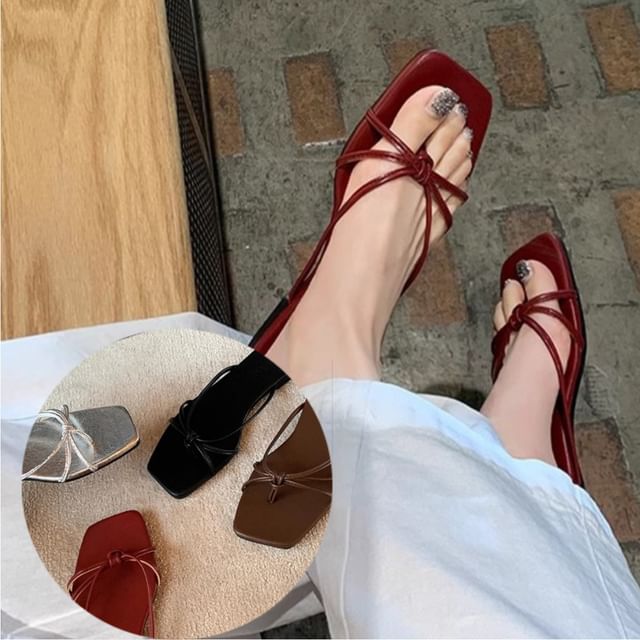 Sandals Thong Knotted