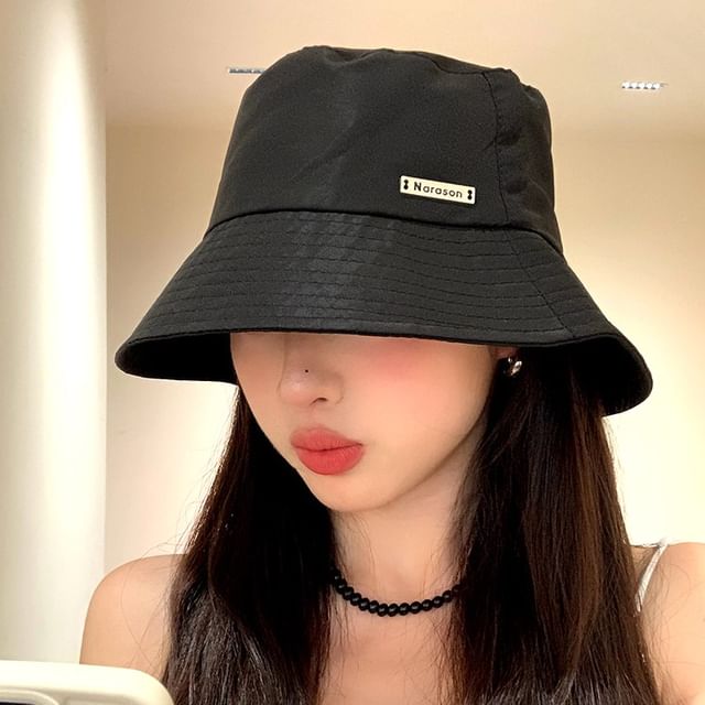 Metal Bucket Plate Hat