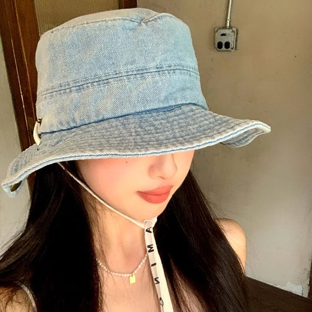 Bucket Denim Hat