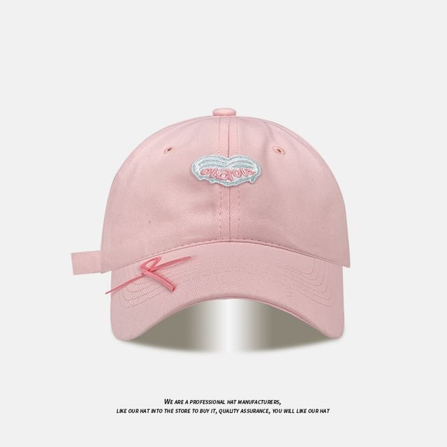 Applique (Various Designs) Ribbon Baseball Cap