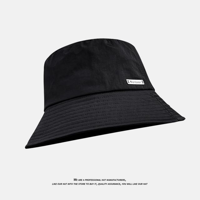Metal Bucket Plate Hat