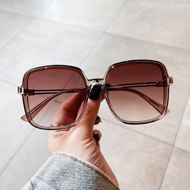 Oversized Square Frame Sunglasses