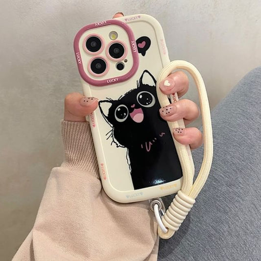 Set / Phone Cat Case Strap