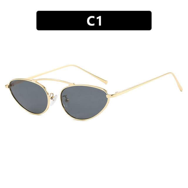 Eye Metal Frame Cat Sunglasses