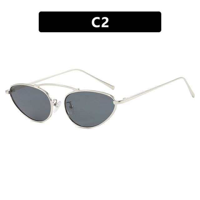 Eye Metal Frame Cat Sunglasses