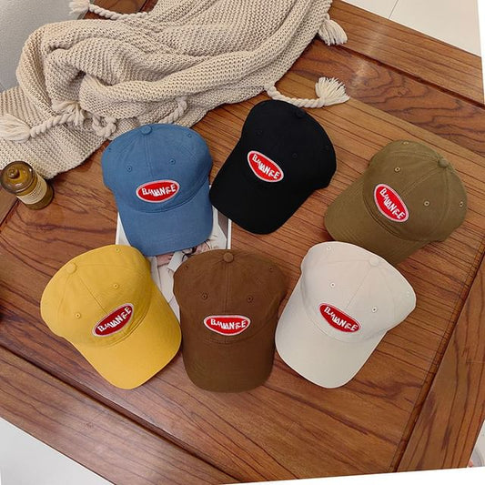 Lettering Applique Cap Baseball