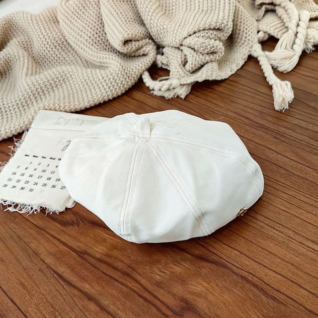 Hat Metal Lettering Beret