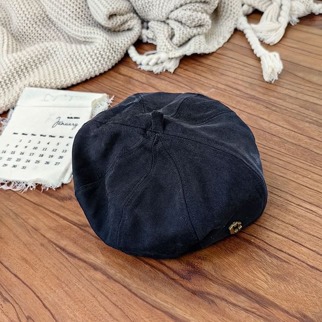 Hat Metal Lettering Beret