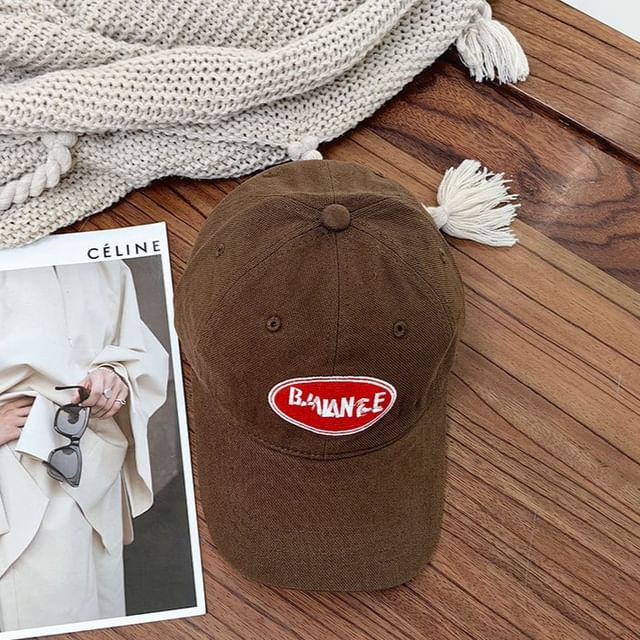 Lettering Applique Cap Baseball