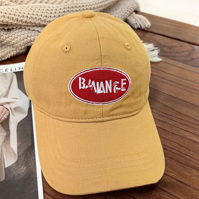 Lettering Applique Cap Baseball