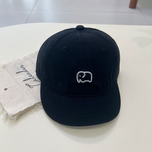 Cap Elephant Short Embroidered Brim