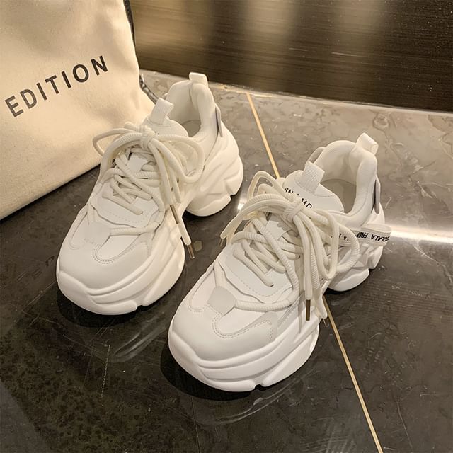 Up Sneakers Platform Lace