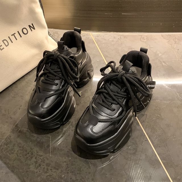 Up Sneakers Platform Lace