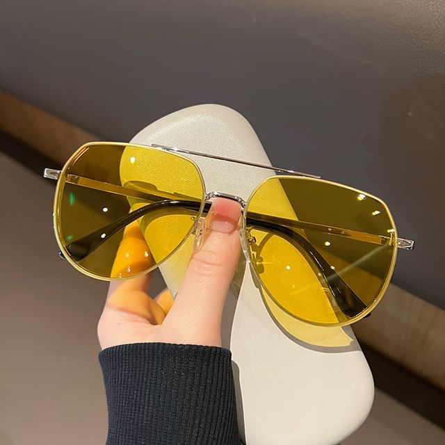 Frame Hexagon Sunglasses