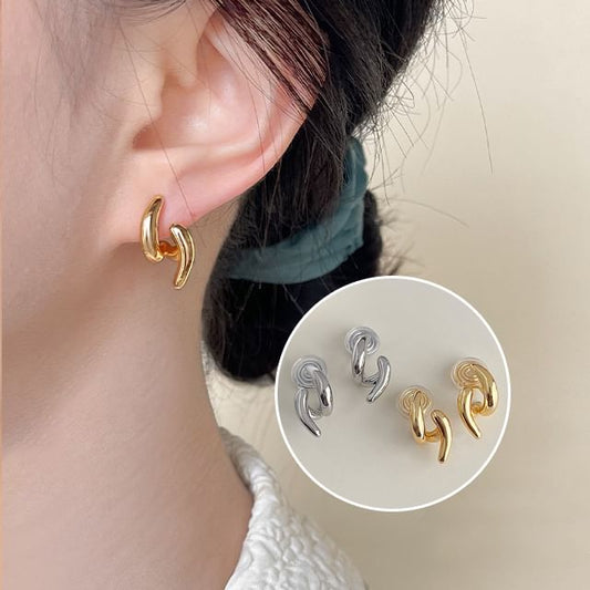 Clip Glossy On Earring