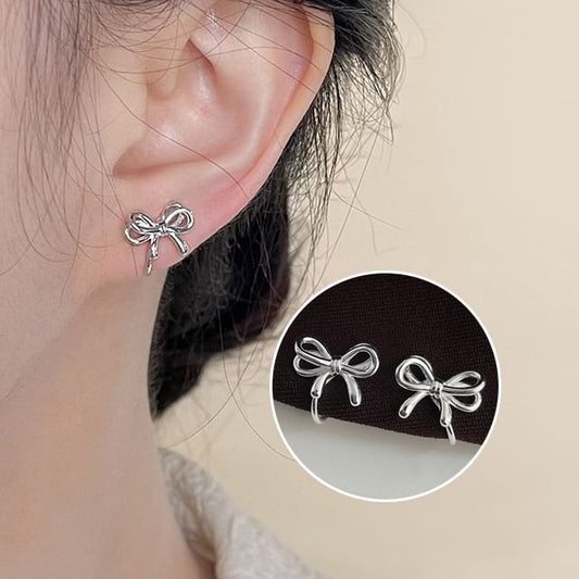 Bow Clip On Earring