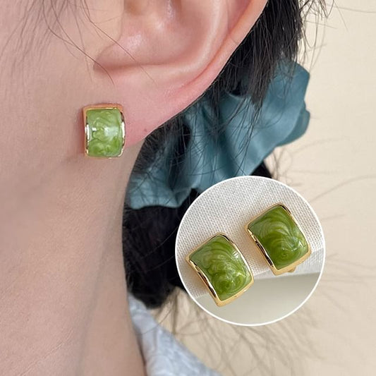 Clip Enamel On Earring