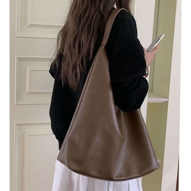 Faux Tote Bag Leather