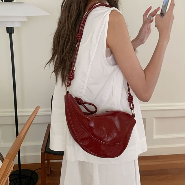 Faux Bag Crossbody Leather