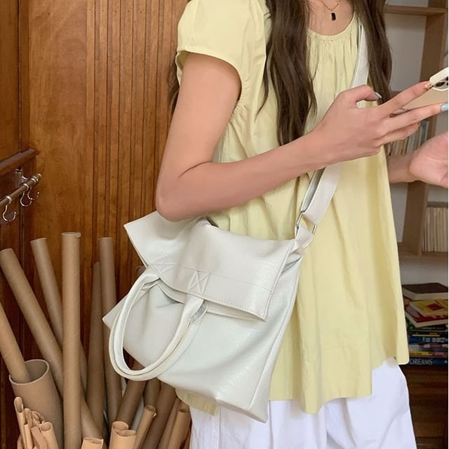 Tote Bag Faux Leather Crossbody