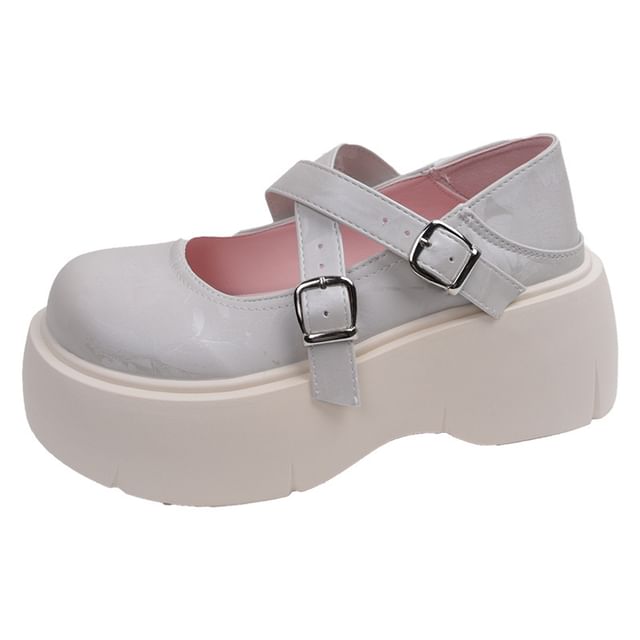 Jane Cross Mary Shoes Platform Strap