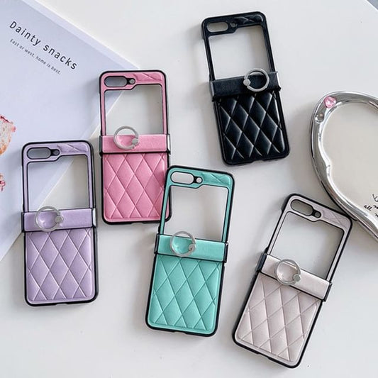 Case Stand Argyle Ring Phone