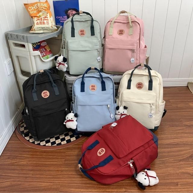Backpack Applique Multi-Pocket