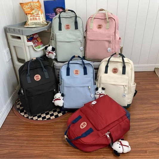 Backpack Applique Multi-Pocket