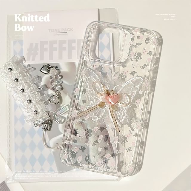 Set Charm / Case Phone Butterfly