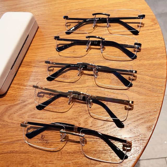 Glasses Rimless Square