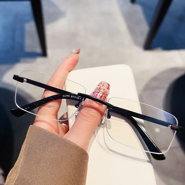 Glasses Rimless Square