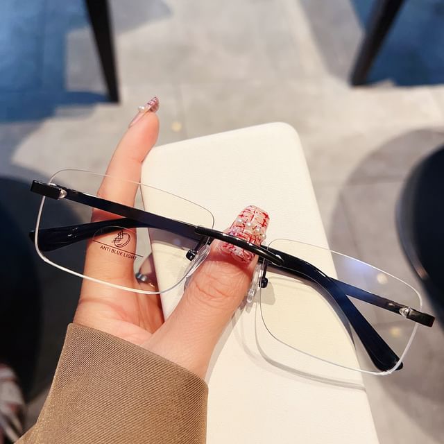 Glasses Rimless Square