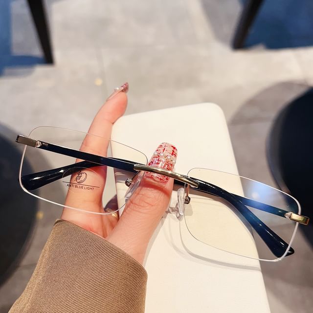 Glasses Rimless Square