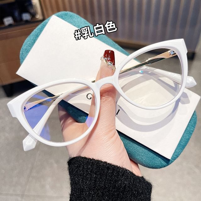 Light Blue Eye Cat Glasses Blocking