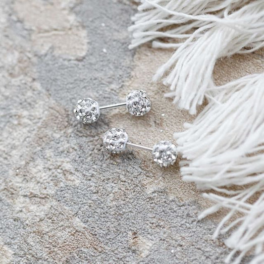 Stud Ball Rhinestone Earring