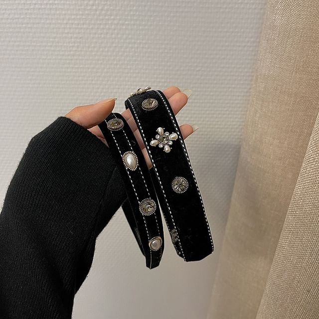 Headband Textile Embellished