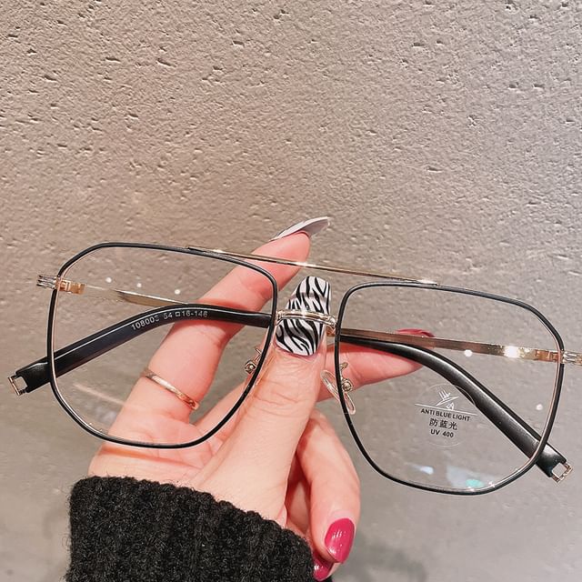 Blocking Glasses Metal Square Blue Light Frame
