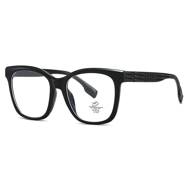Light Glasses Square Blocking Frame Blue