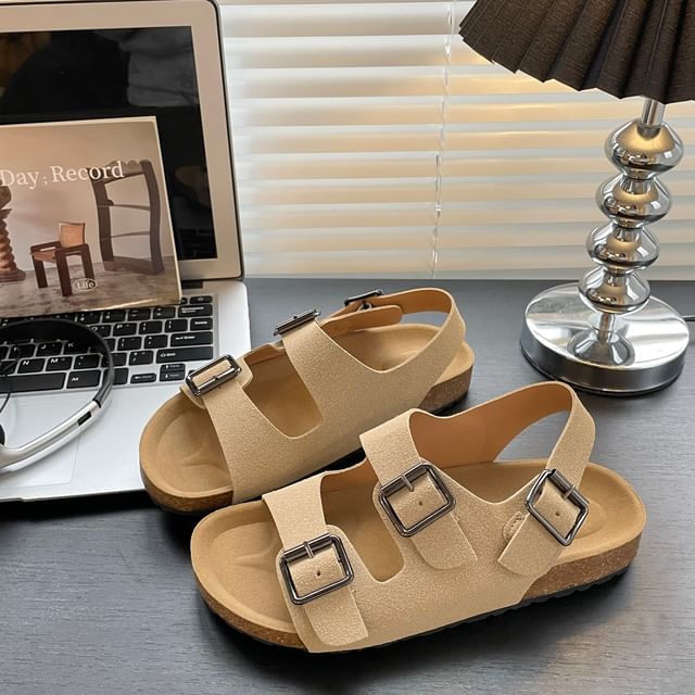 Platform Buckled Sandals