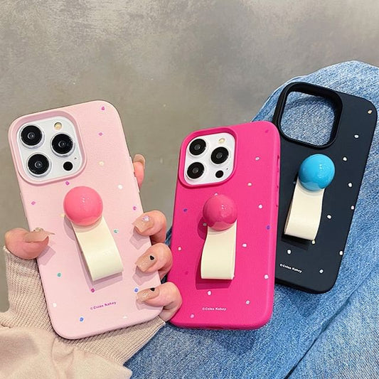 Case Print Finger Phone Strap