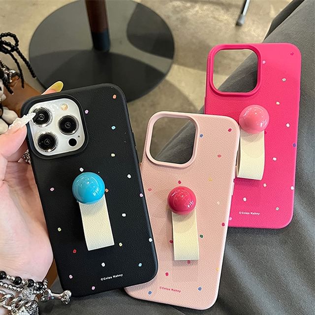 Phone Case Strap Finger Dotted